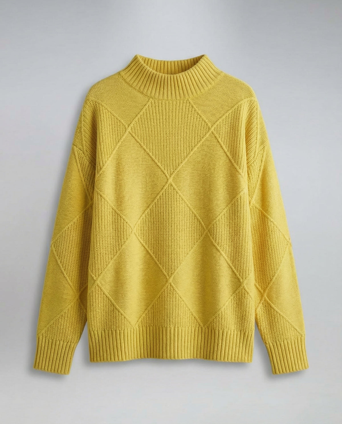 Alma | Damestrik med rullekrave - Blødt strikket sweater i afslappet pasform