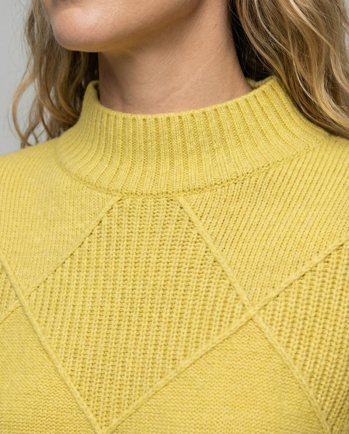 Alma | Damestrik med rullekrave - Blødt strikket sweater i afslappet pasform